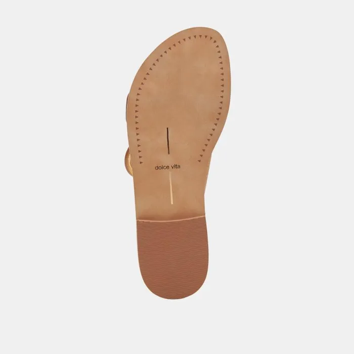Dolce Vita Secily Sandals Pecan Suede Women Sandals