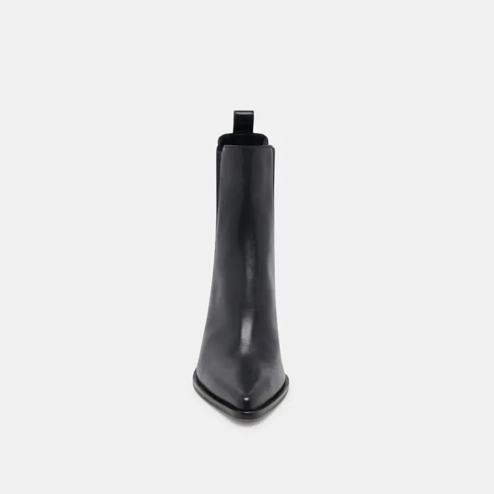 Dolce Vita Shadie H2O Booties Black Leather Women Boots and Booties