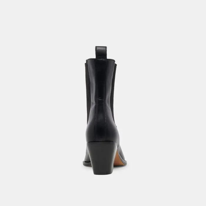 Dolce Vita Shadie H2O Booties Black Leather Women Boots and Booties