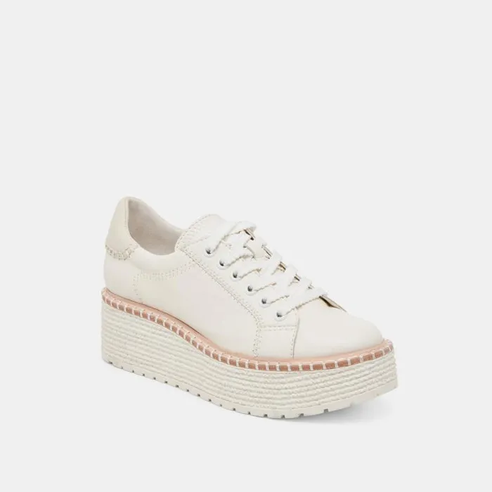 Dolce Vita Twain Sneakers White Leather Women Sneakers