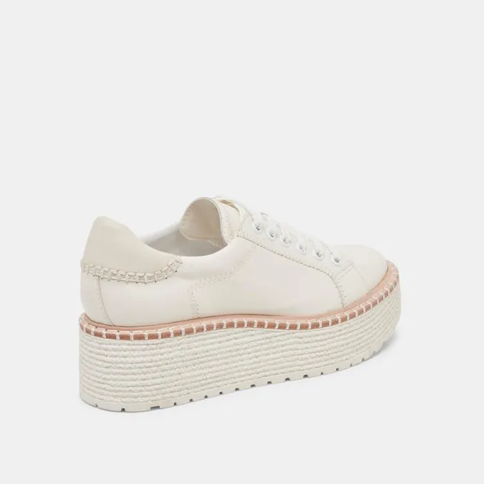 Dolce Vita Twain Sneakers White Leather Women Sneakers