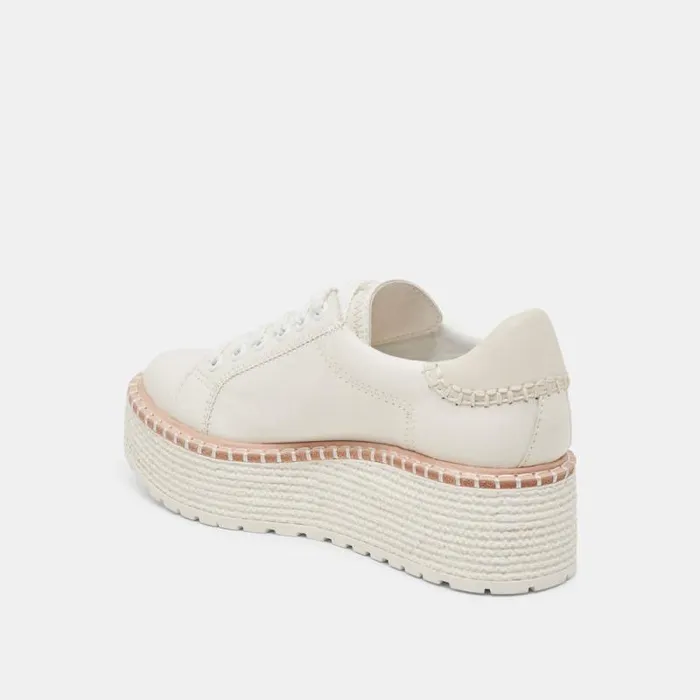 Dolce Vita Twain Sneakers White Leather Women Sneakers