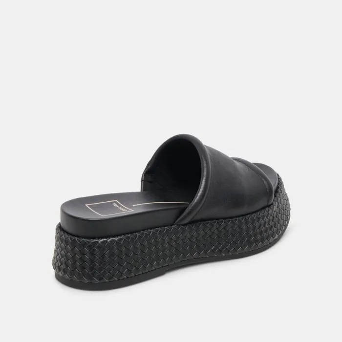 Dolce Vita Wimsyn Sandals Black Leather Women Sandals