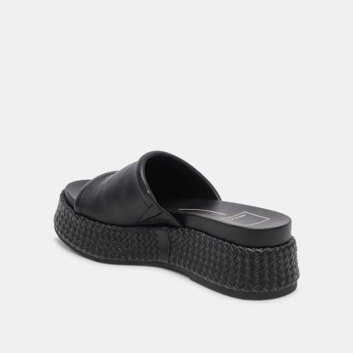 Dolce Vita Wimsyn Sandals Black Leather Women Sandals