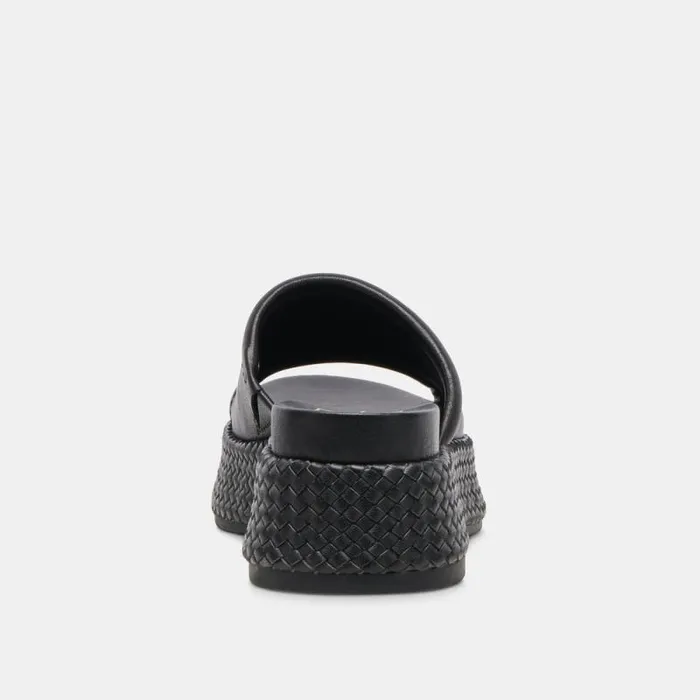 Dolce Vita Wimsyn Sandals Black Leather Women Sandals