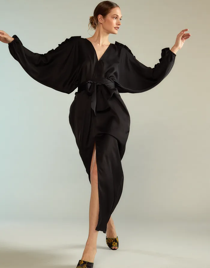 Dolman Sleeve Dance Dress 8211 Black Women Cynthia Rowley Dresses
