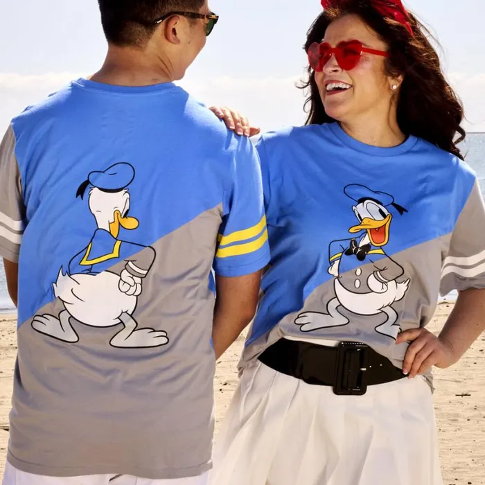 Donald Duck 90th Anniversary Tee Unisex Loungefly Apparel Donald Duck 90th Anniversary Tee Unisex Loungefly Apparel
