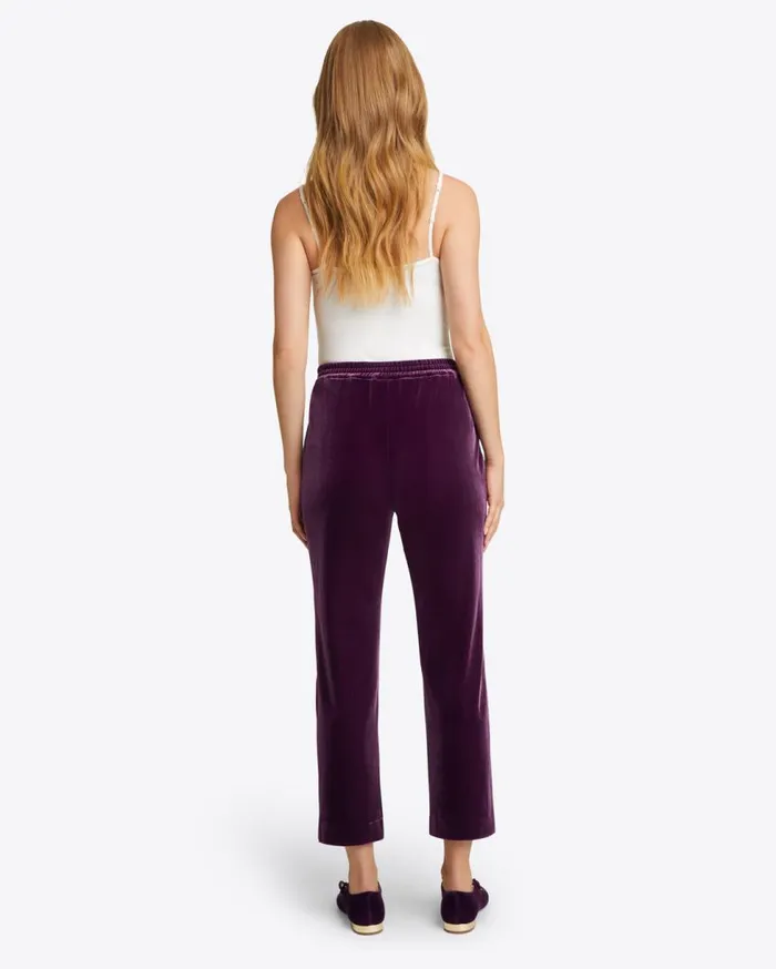Draper James Bottoms and Skirts Women Straight Leg Pants In Plum Velvet