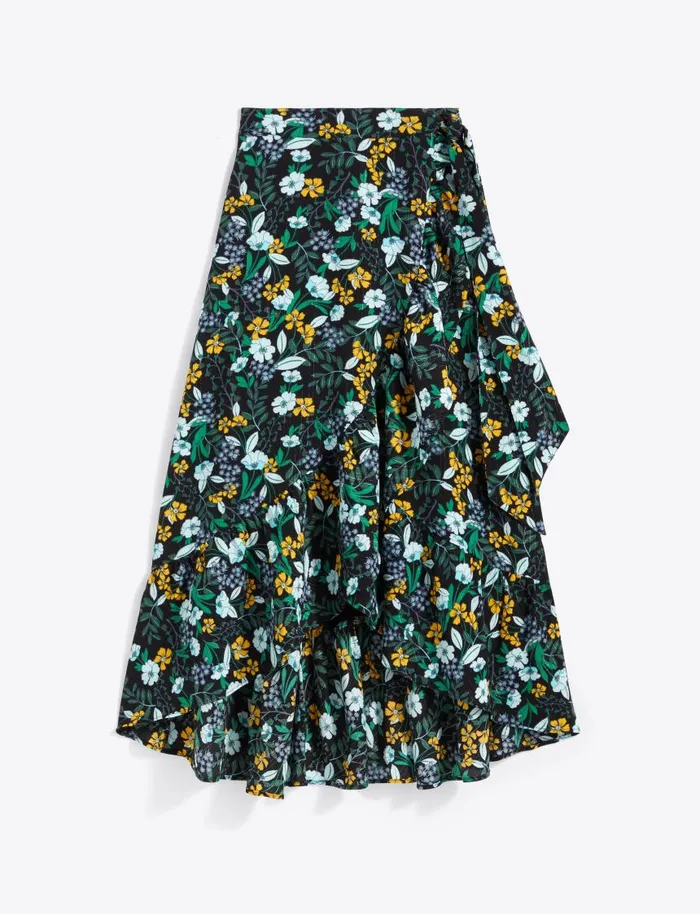 Draper James Bottoms and Skirts Women Tie Waist Wrap Skirt In Jasmine Frost