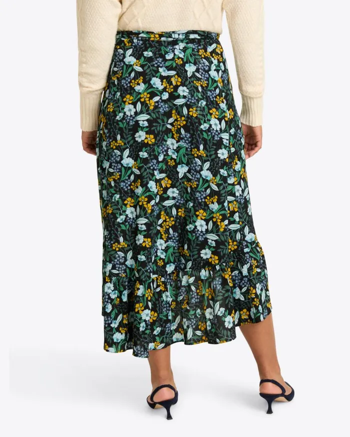 Draper James Bottoms and Skirts Women Tie Waist Wrap Skirt In Jasmine Frost