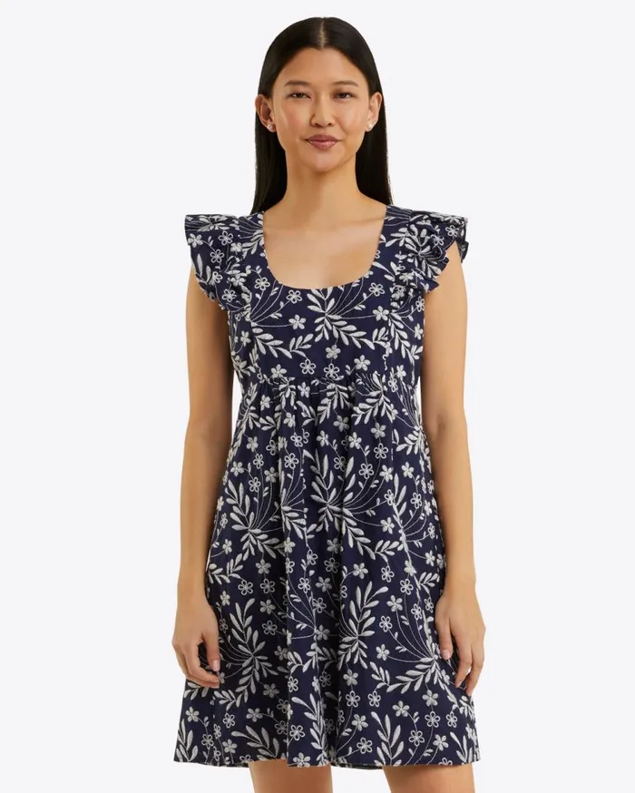 Draper James Dresses Women Ciara Babydoll Dress In Embroidered Floral