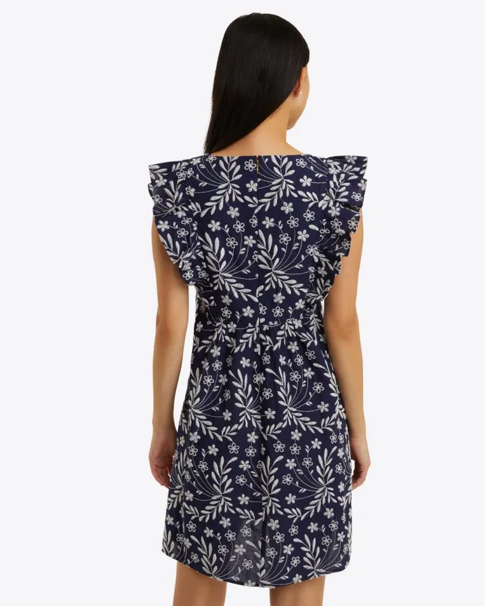 Draper James Dresses Women Ciara Babydoll Dress In Embroidered Floral
