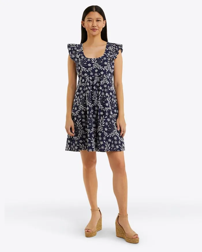 Draper James Dresses Women Ciara Babydoll Dress In Embroidered Floral
