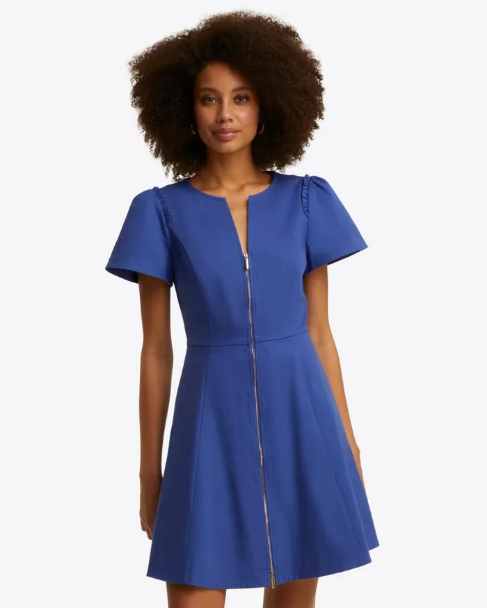 Draper James Dresses Women Mae Love Circle Dress In Royal Blue