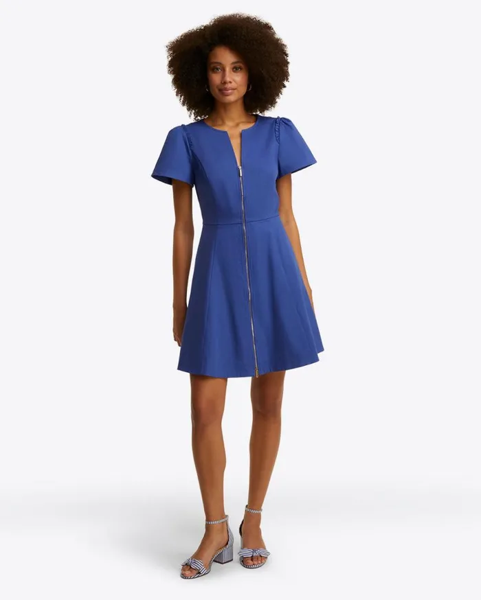 Draper James Dresses Women Mae Love Circle Dress In Royal Blue