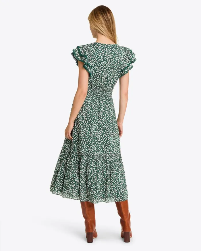 Draper James Dresses Women Meg Midi Dress In Gauzy Cotton