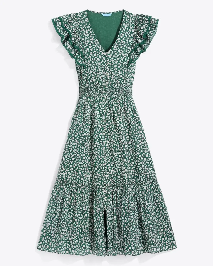 Draper James Dresses Women Meg Midi Dress In Gauzy Cotton
