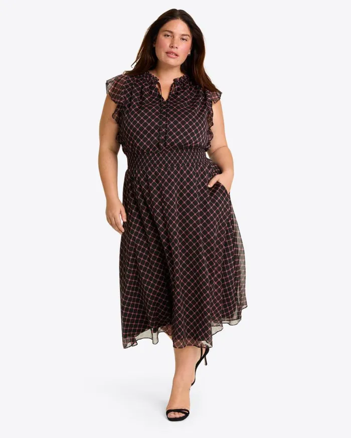 Draper James Dresses Women Tenille Dress In Crinkle Chiffon