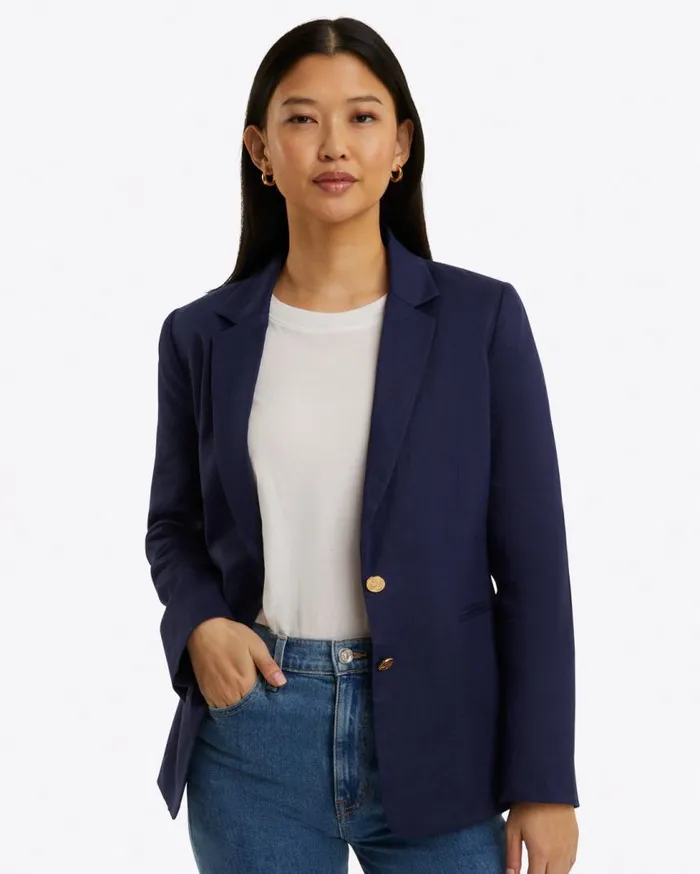 Draper James Jackets and Outerwear Women Blazer In Linen