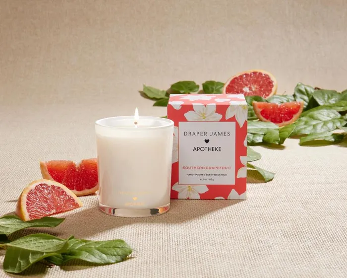 Draper James Lounge and Pajamas Women DJ X Apotheke Candle In Southern Grapefruit