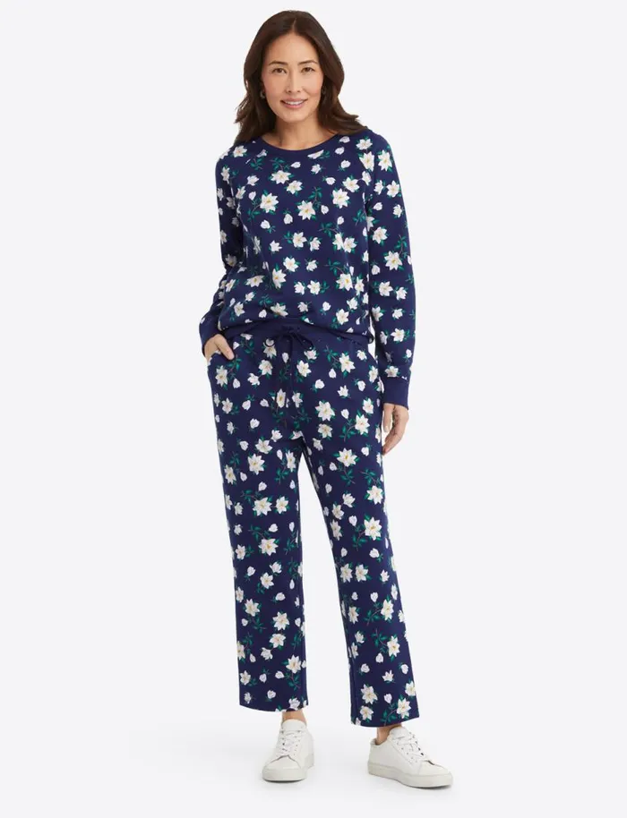 Draper James Lounge and Pajamas Women Natalie Sweatpants In Magnolia