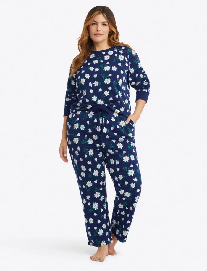 Draper James Lounge and Pajamas Women Natalie Sweatpants In Magnolia