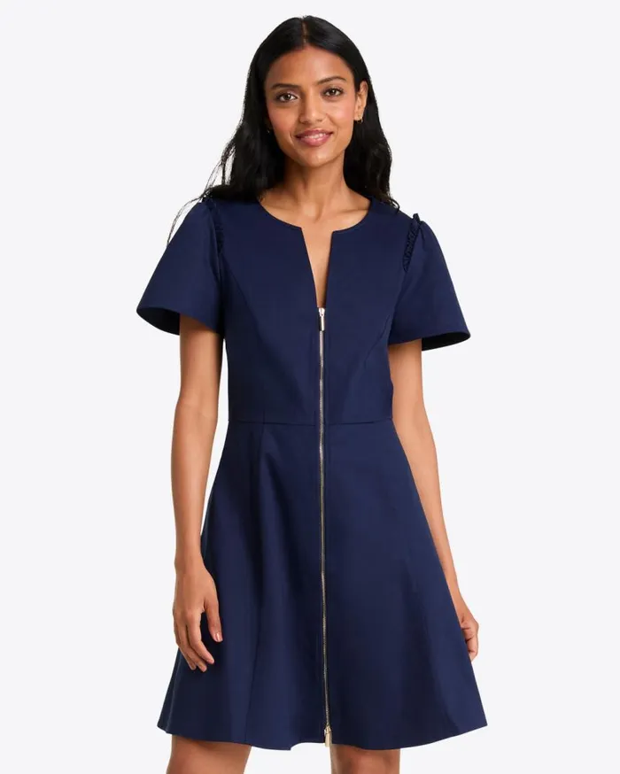 Draper James Mini Women Mae Love Circle Dress In Navy