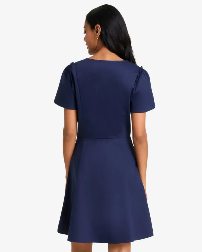 Draper James Mini Women Mae Love Circle Dress In Navy