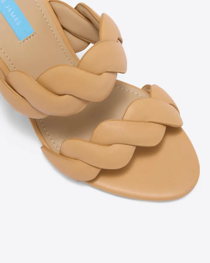 Draper James Shoes Women Dolly Heel Sandal In Natural