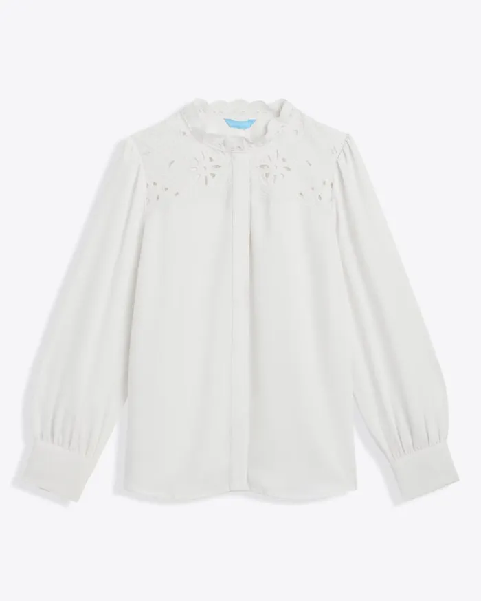 Draper James Sweaters Women Covered Placket Button Down
