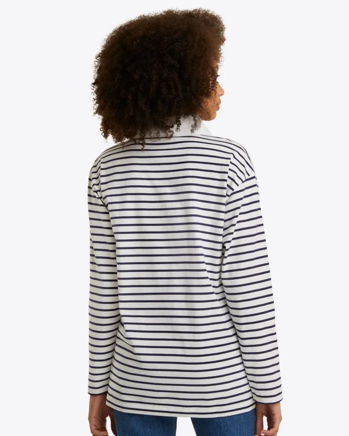 Draper James Tops Women Gillian Long Sleeve Top In Cotton