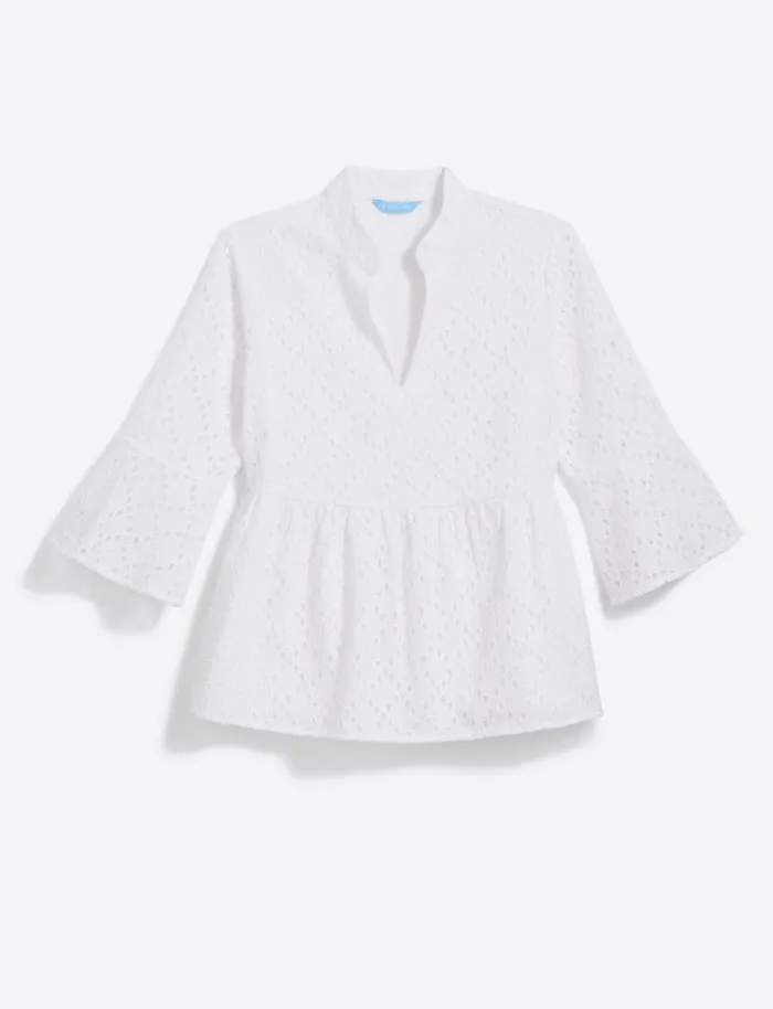 Draper James Tops Women Maya Top In Eyelet