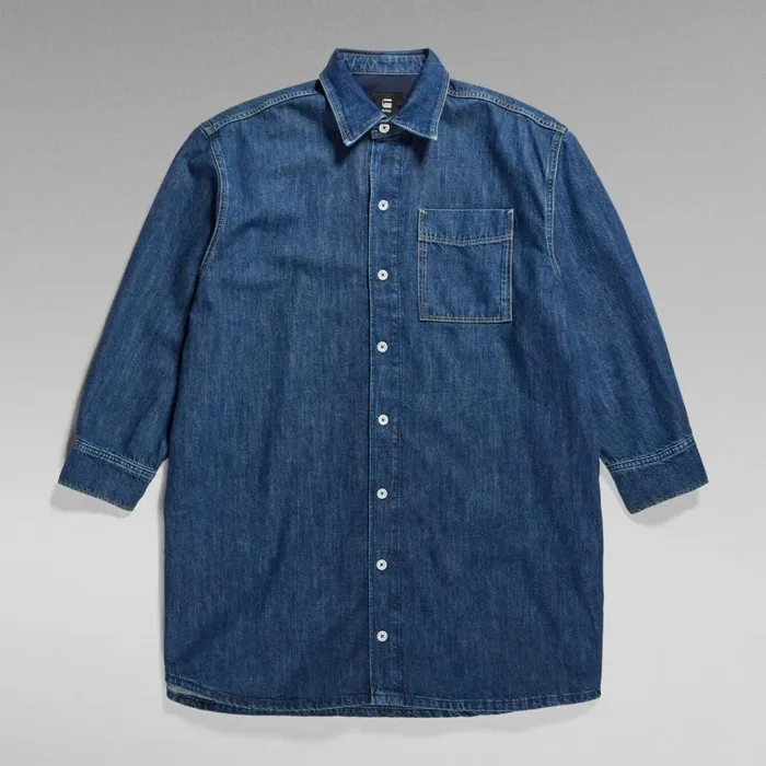 Dresses Women GStar RAW Oversized Denim Dress Antique Waterfront