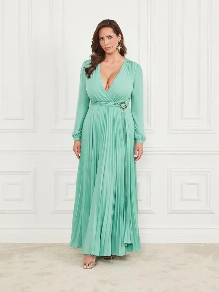 Dresses Women Marciano Shamie Maxi Dress Vintage Sky
