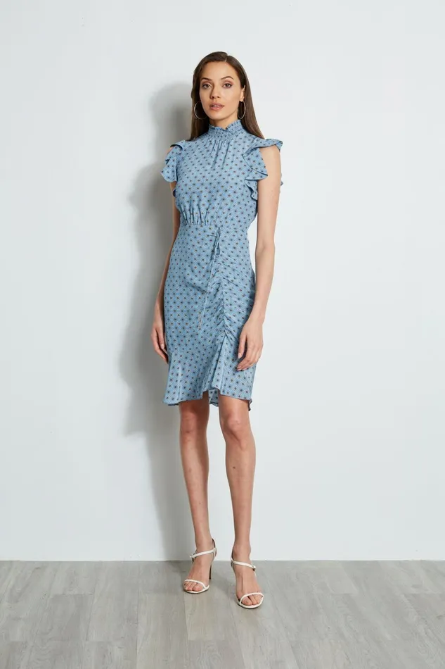 Elie Tahari Dresses and Jumpsuits Silk Sun Printed Dress Sun Blue Print 8211 Women Elie Tahari Dresses and Jumpsuits Silk Sun Printed Dress Sun Blue Print 8211 Women