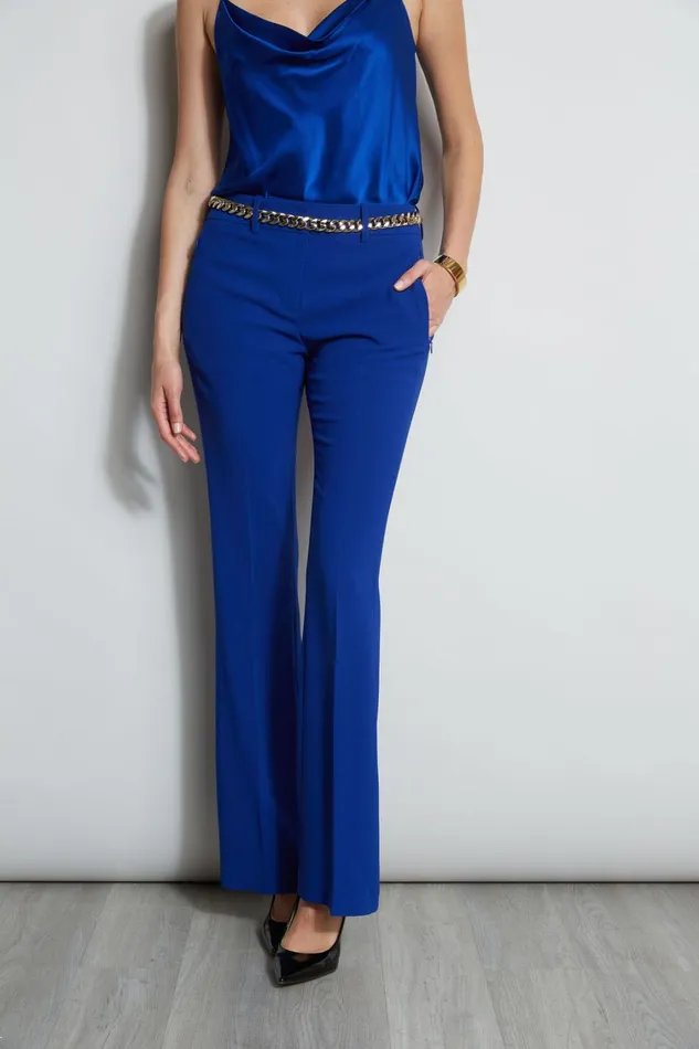 Elie Tahari Pants Fit and Flare Pant Klein Blue 8211 Women