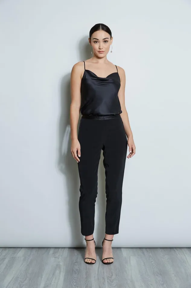 Elie Tahari Pants Slim Tuxedo Pant Black 8211 Women