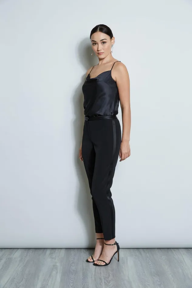 Elie Tahari Pants Slim Tuxedo Pant Black 8211 Women