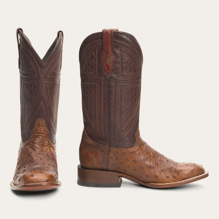 Exotics Men Stetson Jackson Boots Brown