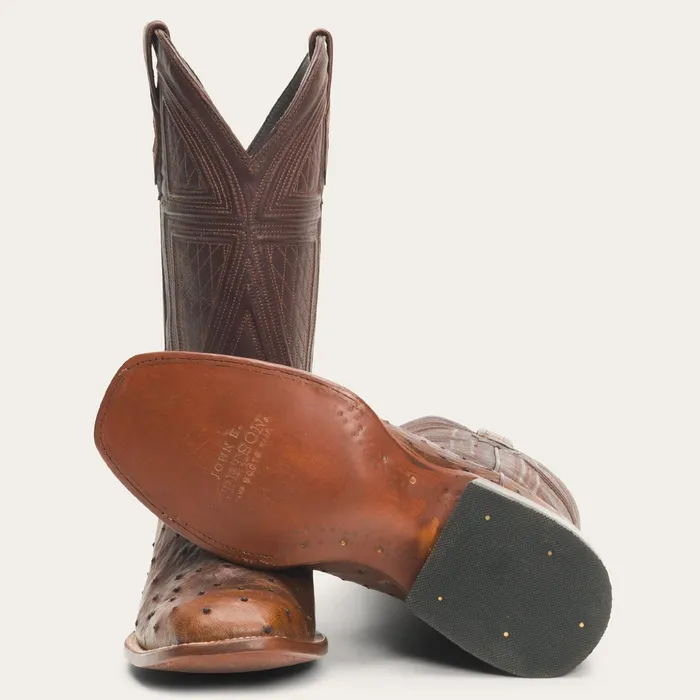 Exotics Men Stetson Jackson Boots Brown