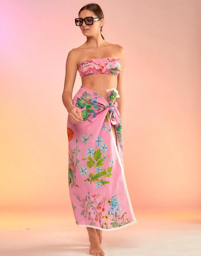 Flirt Sarong 8211 Pink Women Cynthia Rowley Surf and Swim