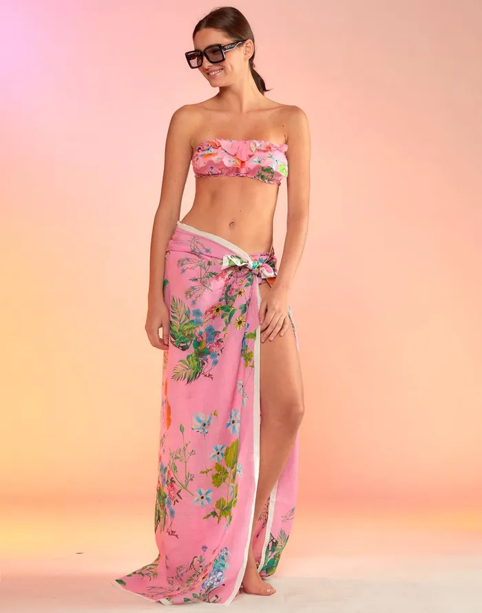 Flirt Sarong 8211 Pink Women Cynthia Rowley Surf and Swim