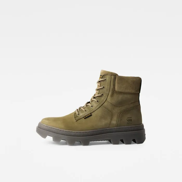 Footwear Men GStar RAW Noxer High Nubuck Boots Combat