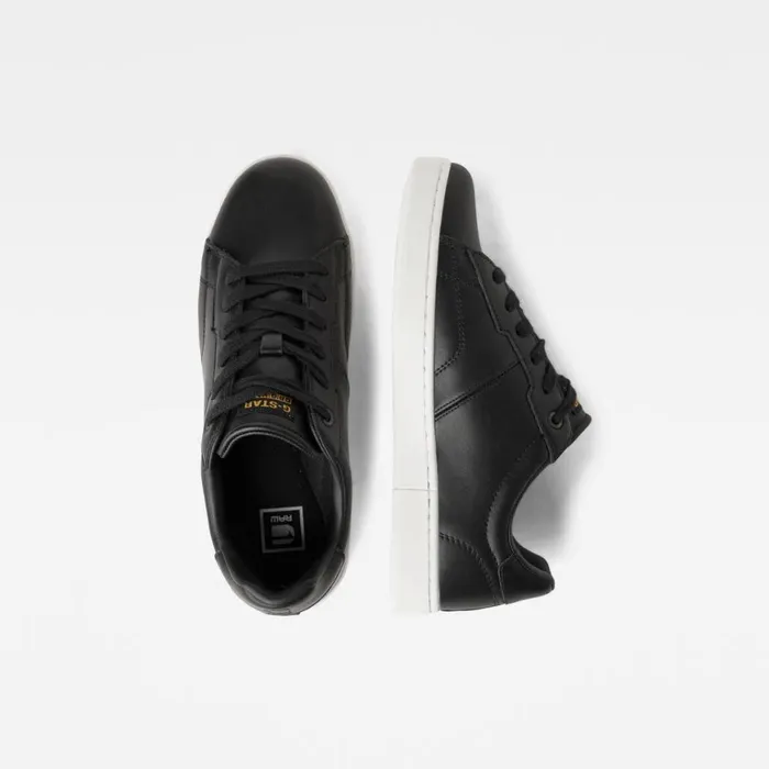 Footwear Women GStar RAW Cadet Leather Sneakers Black