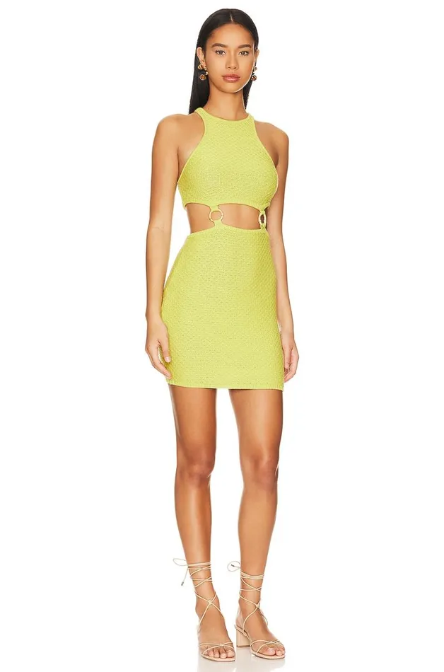 Francesca Dress Lime Women Lovers and Friends Dresses