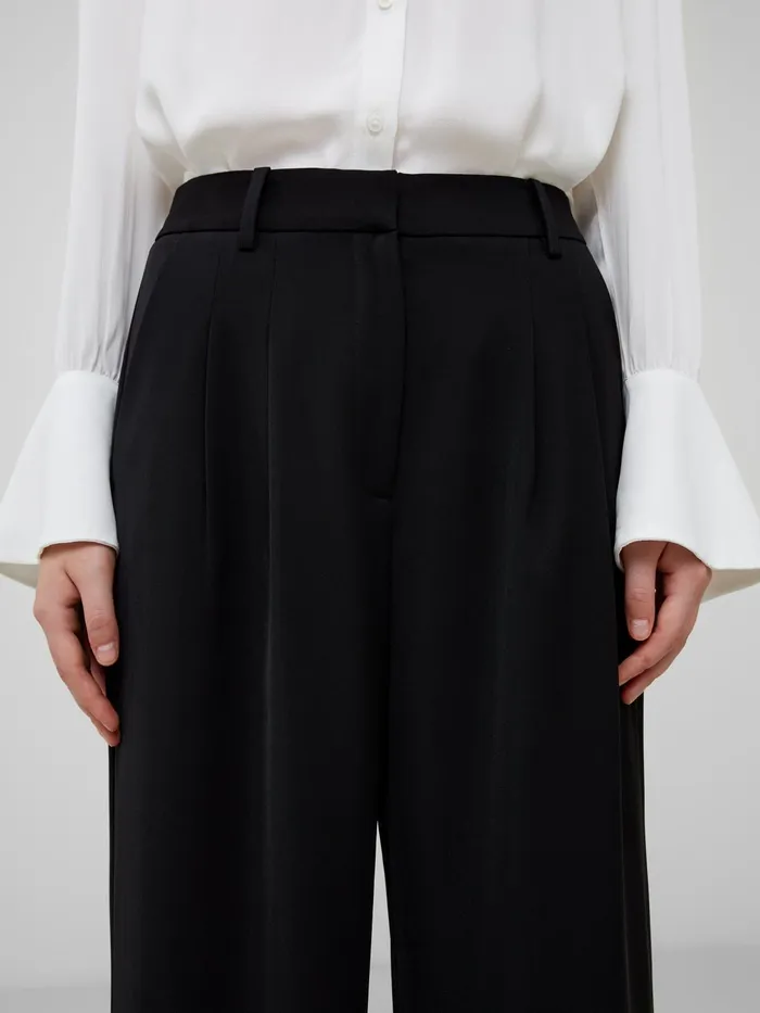 French Connection Harrie Tailored Trousers Blackout Woman Trousers