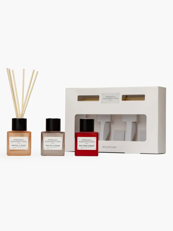 French Connection Indulgence Diffuser Set Of 3 Natural Home Home Accessories