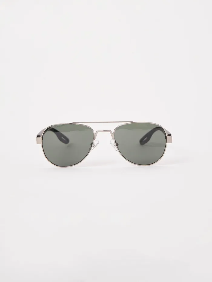 French Connection Metal DFrame Sunglasses Silver Man Sunglasses
