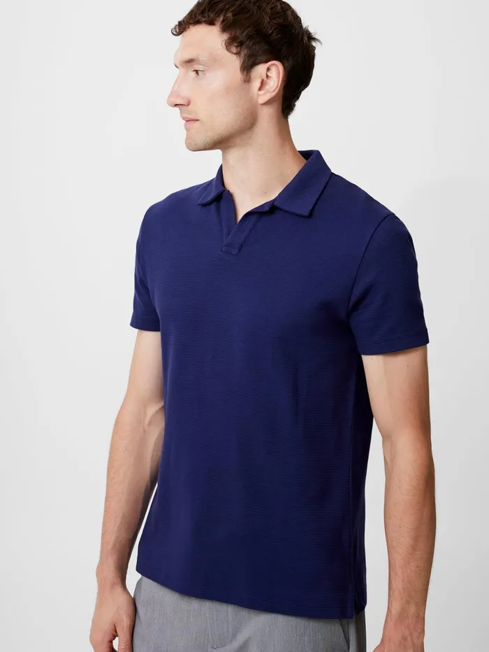 French Connection Ottoman Trophy Neck TShirt Marine Man TShirts and Polo Shirts French Connection Ottoman Trophy Neck TShirt Marine Man TShirts and Polo Shirts