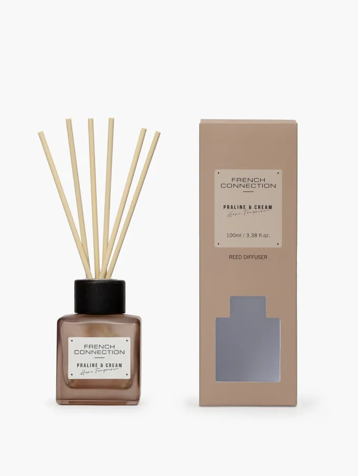French Connection Praline and Cream Indulgence Diffuser Natural Home Home Accessories